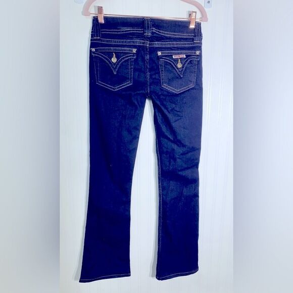 Hudson‎ Dark Washed Signature Bootcut Jeans Sz 27 - Picture 4 of 6